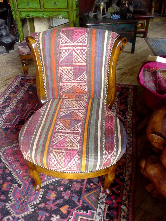 chauffeuse en kilim